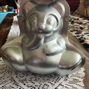 Wilton Teddy Bear Panda 3D Shaped Stand Up Cake Pan  Mold 502-501 BB,